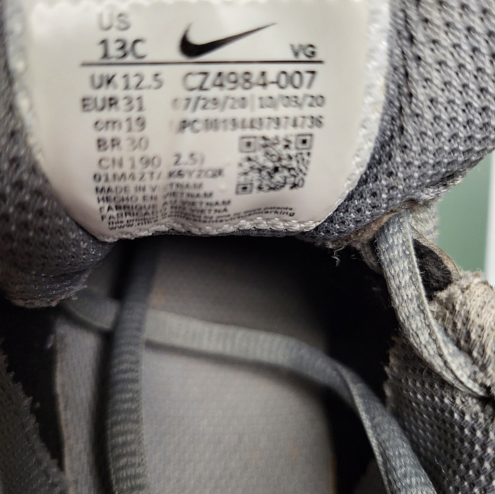 Nike Vapor Youth Baseball Shoes 13c